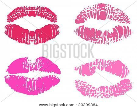 Kissing Lips. Vector Vector &amp; Photo (Free Trial) | Bigstock