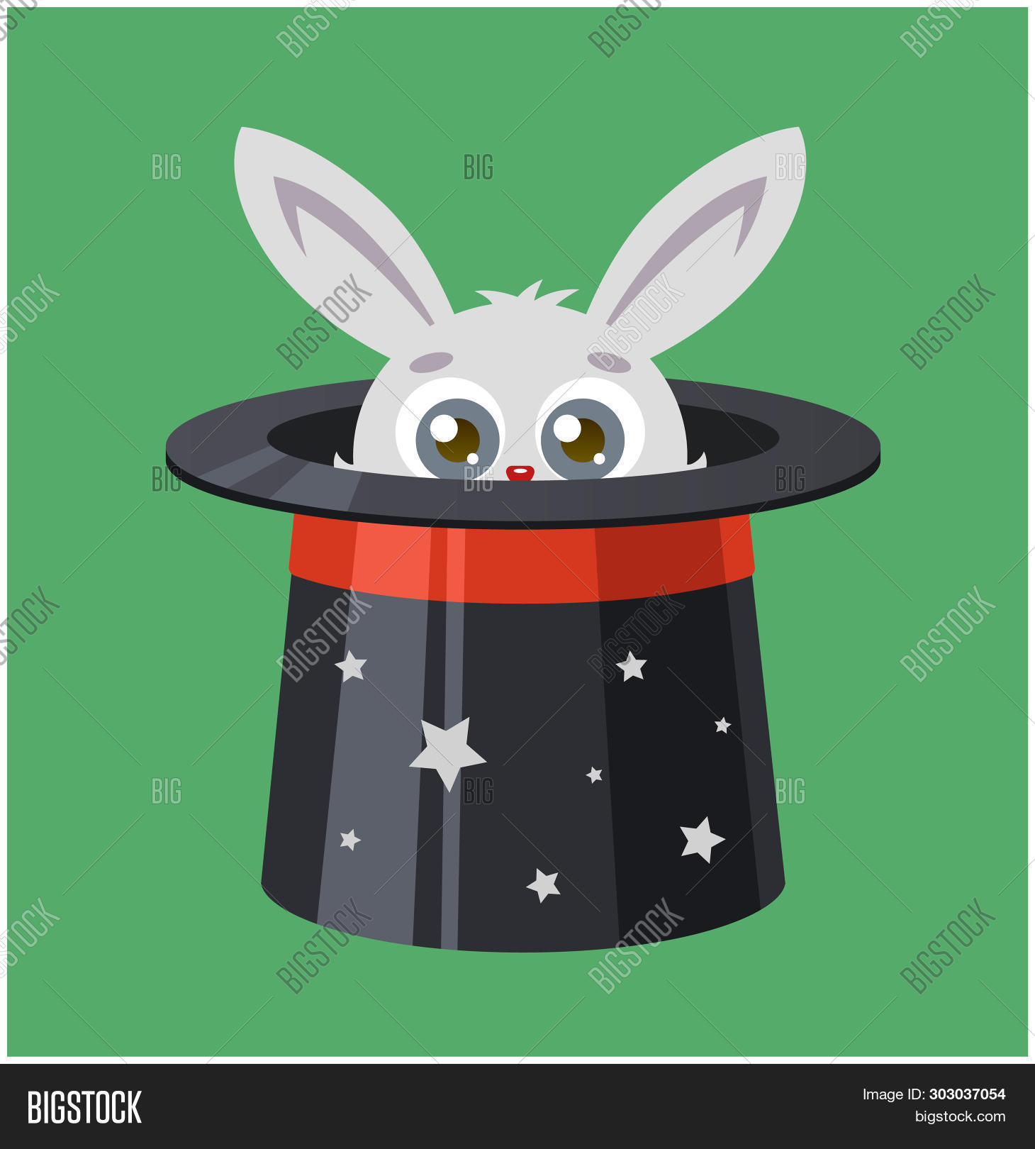 Rabbit Hid Top Hat. Image & Photo (Free Trial) | Bigstock