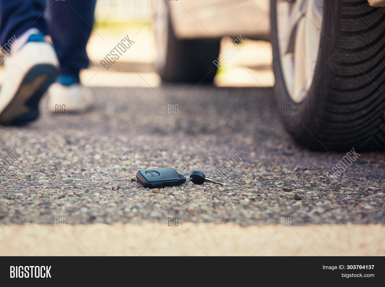 Car Key Fall On Image & Photo (Free Trial) Bigstock