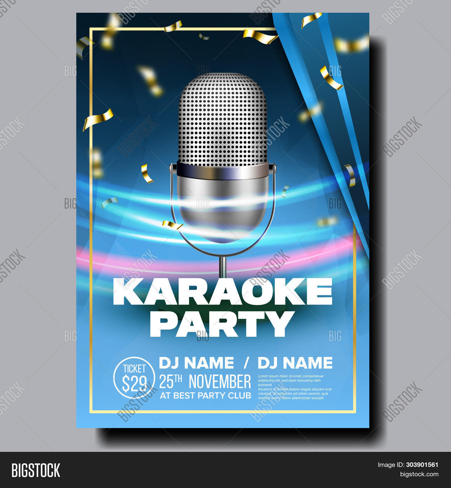 Karaoke Poster Club Image Photo Free Trial Bigstock Pngtree offers hd sing a song background images for free download. karaoke poster club image photo