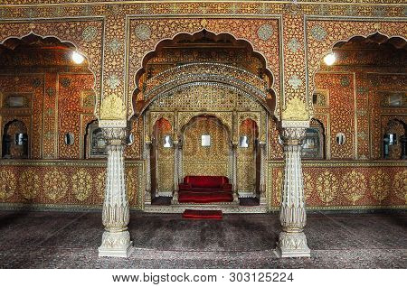 Junagarh Fort At Bikaner, Rajasthan India. Junagarh Fort Was Originally Known As Chintamani And Was 