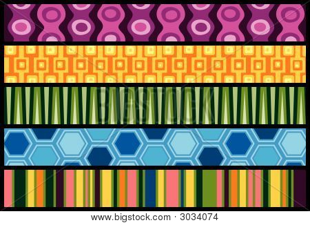 5 화려한 복고풍 웹 배너