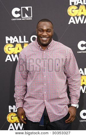 SANTA MONICA, CA - 18 de fevereiro: Nate Collins 2012 Cartoon Network Hall do Game Awards Barker Ha