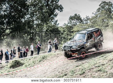 Prague, Czech Republic - 16/5/2019 Nissan Patrol Offroad Special 4x4