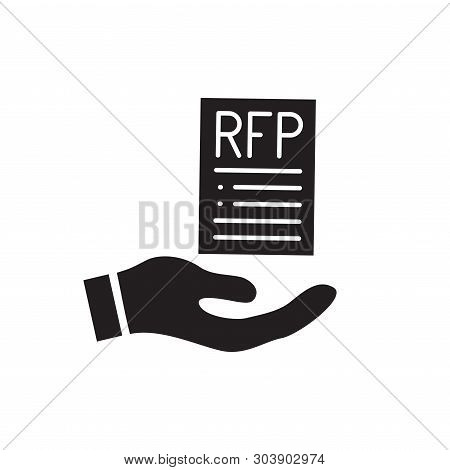 Rfp Icon - Request For Proposal Concept - Idea