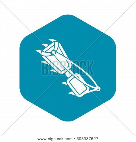 Hiking Boot Spike Icon. Simple Illustration Of Hiking Boot Spike Vector Icon For Web Design Isolated