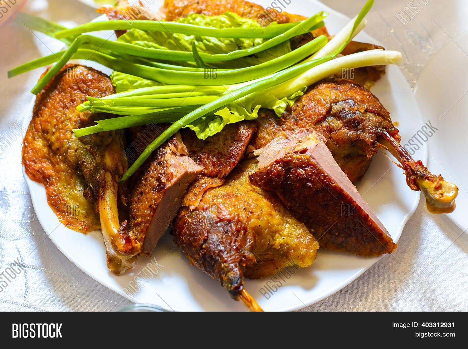 Baked Duck. Pieces Image & Photo (Free Trial) Bigstock