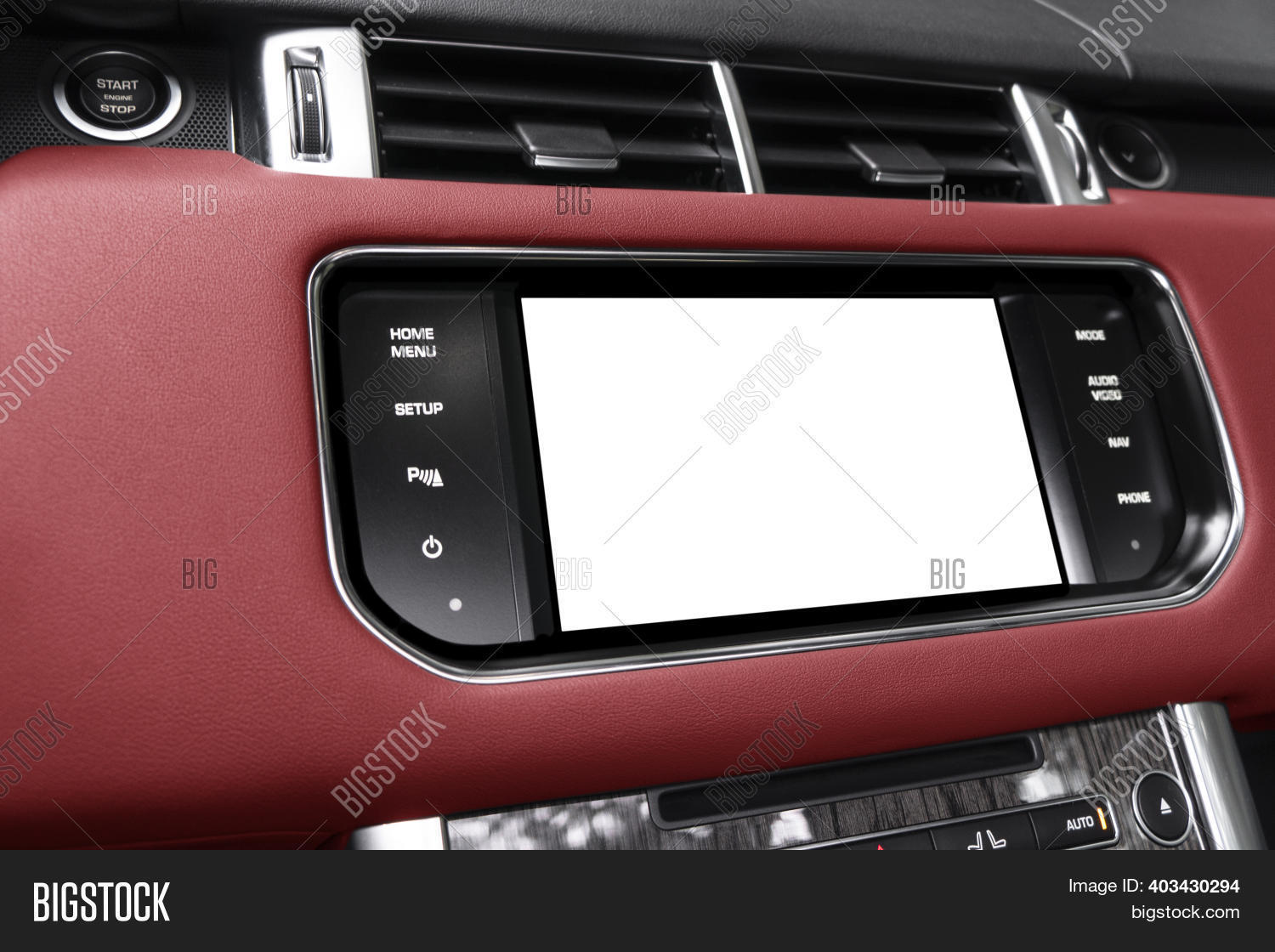 Monitor Car Isolated Image & Photo (Free Trial) Bigstock
