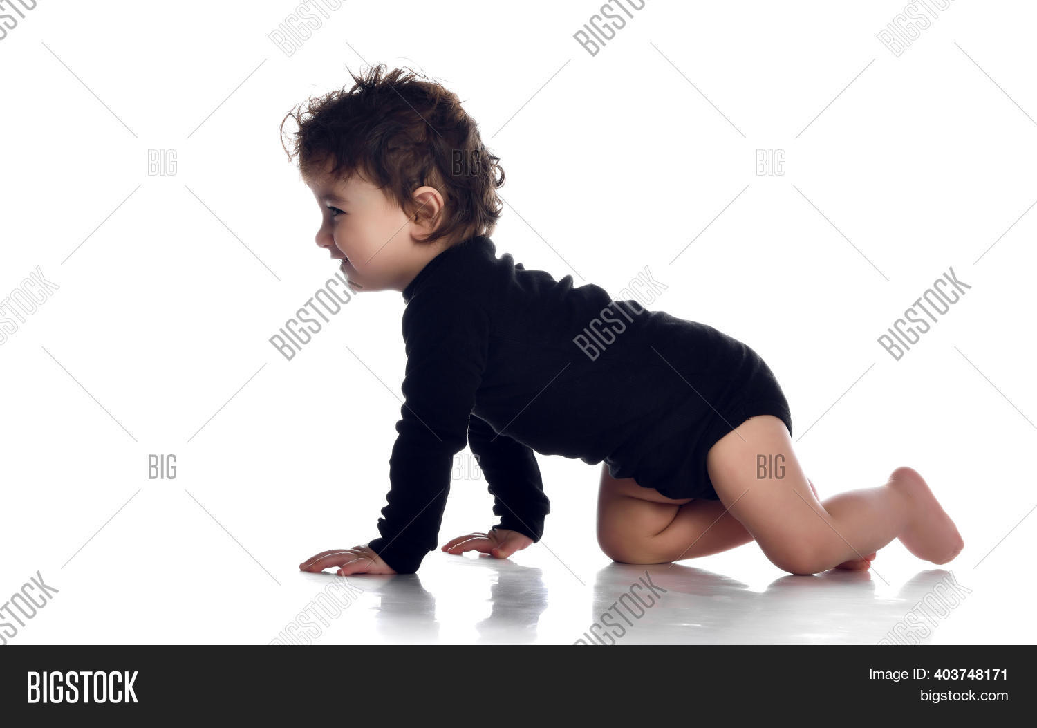 Baby Boy Crawling. Image & Photo (Free Trial) Bigstock