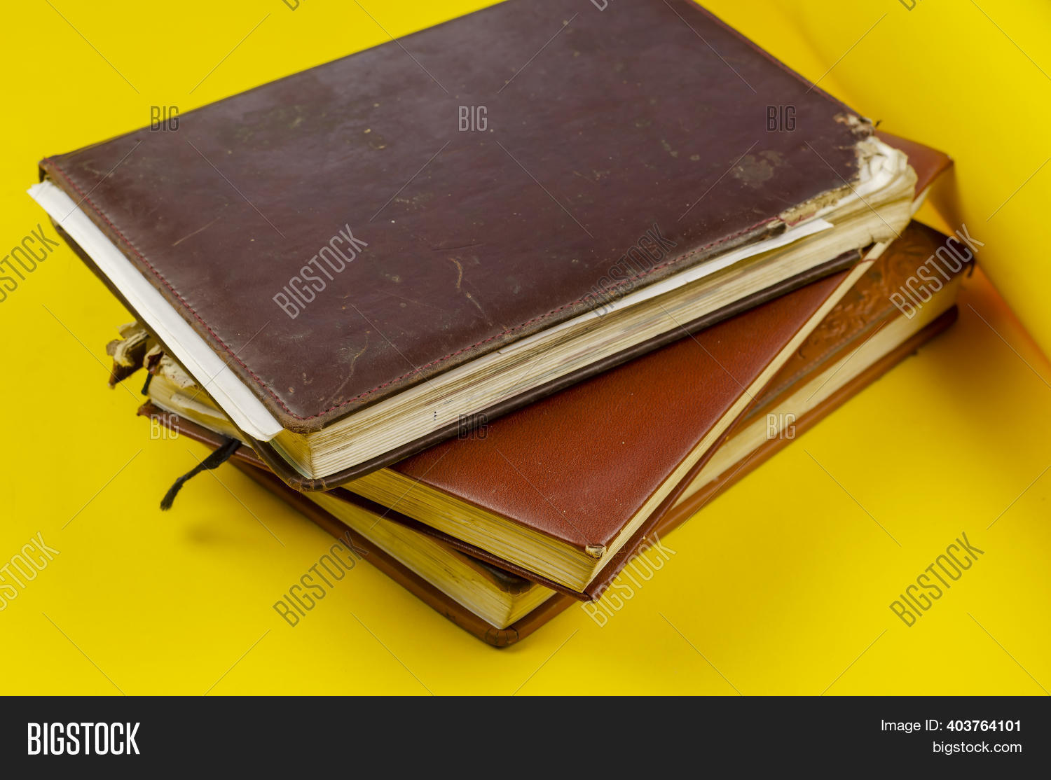 Stack Old Diaries Image & Photo (Free Trial) Bigstock