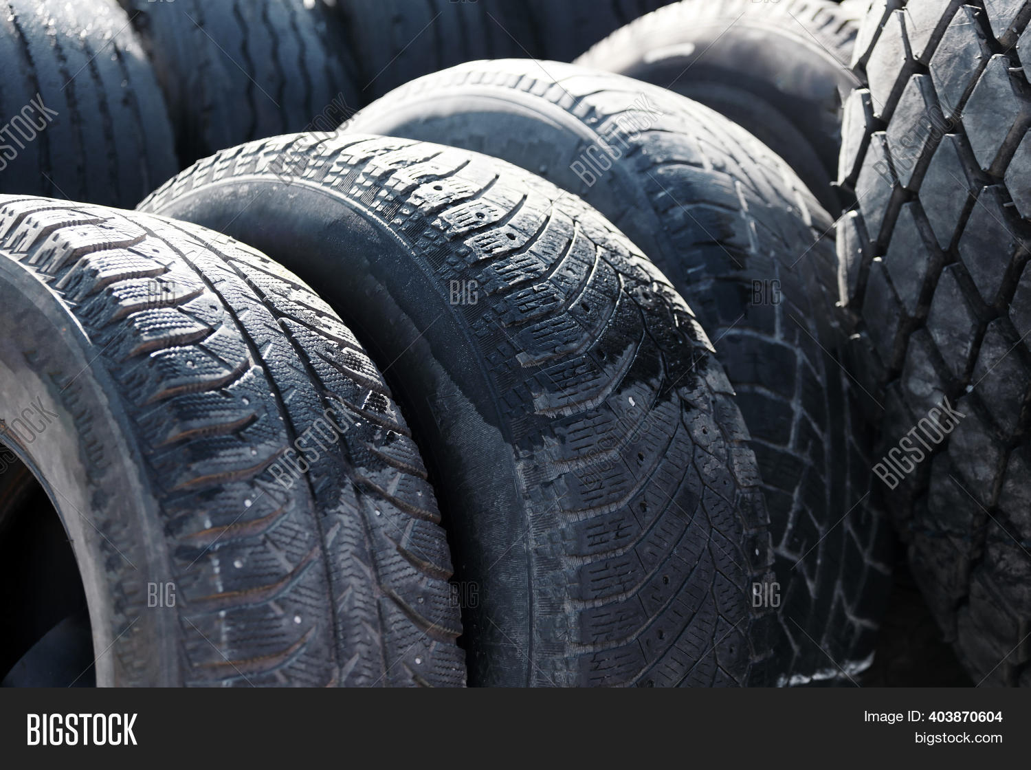 Recycling Car Tires Image & Photo (Free Trial) Bigstock