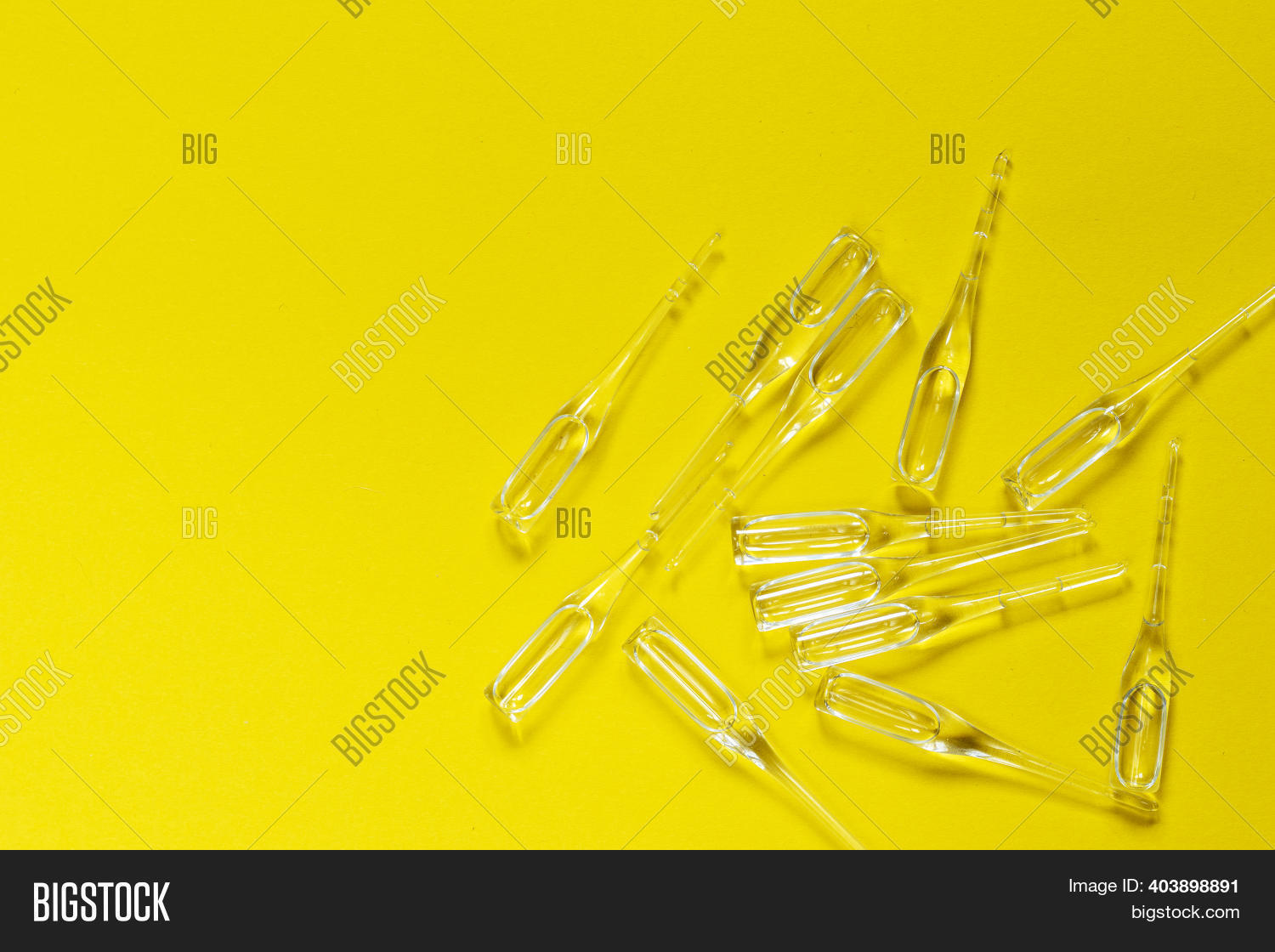 Ampoules On Yellow Image & Photo (Free Trial) Bigstock