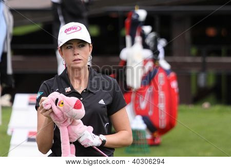 Paula flødekande (USA) på Evian Masters golf cup 2011