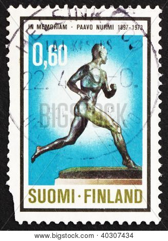 Postage Stamp Finland 1973 Paavo Nurmi, Runner