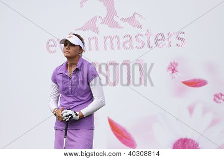 Alexis Thompson (USA) på The Evian Masters golfturnering 2011