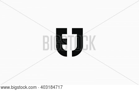 Letter Ej Shield Logo Design Vector Illustration