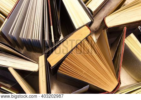 Old Books Posted Me For Background And Texture