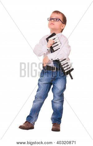 Gamin Melodica en blanco