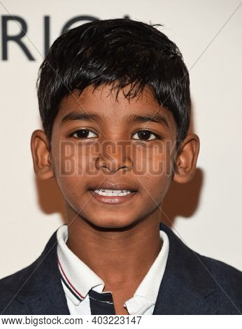 LOS ANGELES - JAN 7:  Sunny Pawar arrives for  BAFTA Los Angeles Tea Party 2017 on January 07, 2017 in Beverly Hills, CA