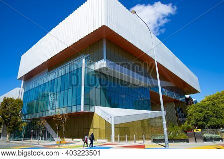 Perth, Australia - September 12, 2020: The Western Australian Boola Bardip Museum