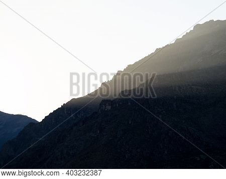 Panorama View Of Marcahuasi Andes Plateau Rock Formations Mountain Hill Valley Nature Landscape Lima