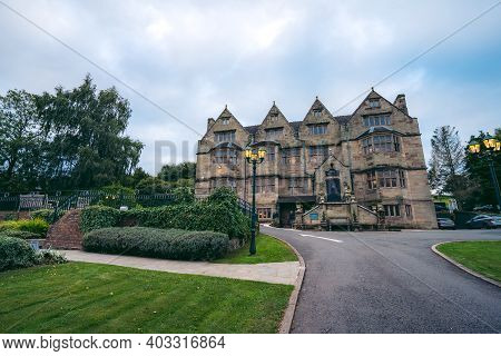 Stafford, Staffordshire | Uk -  2020.09.27: Beautiful Weston Hall Hotel Originated In 1550 When It W
