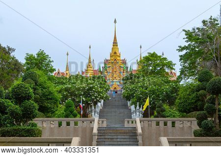 Wat Thang Sai, Buddhist Temple In Prachuap Kirikhan Thailand