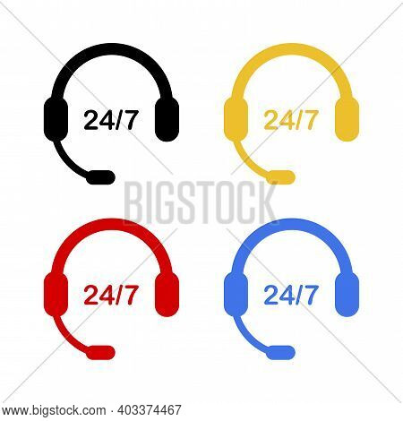 Call Center Operator Vector Illustration. Online Support Call Center. Customer Day. Stock Image. Eps