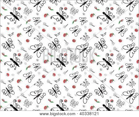 Butterfly Pen Pattern