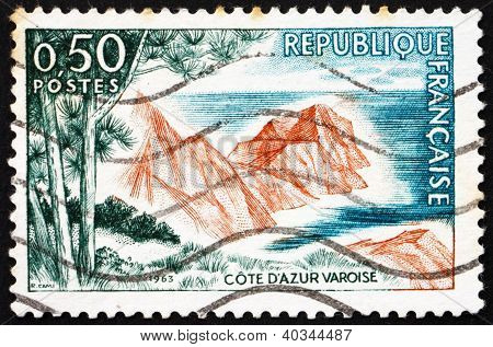 Francobolli Francia 1963 Cote d'Azur, Varoise, Francia