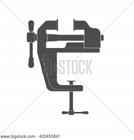 Vise. Simple Vector Icon Isolated On A White Background. Flat Style