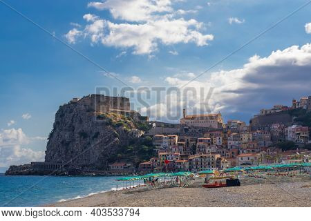 Castello Ruffo di Scilla castle in Calabria region, Italy