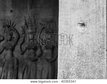 Kulce na Angkor Wat v Kambodži