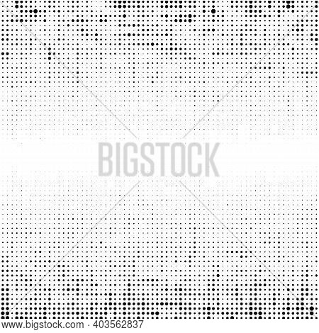 White Background With Pattern Of Black Dots