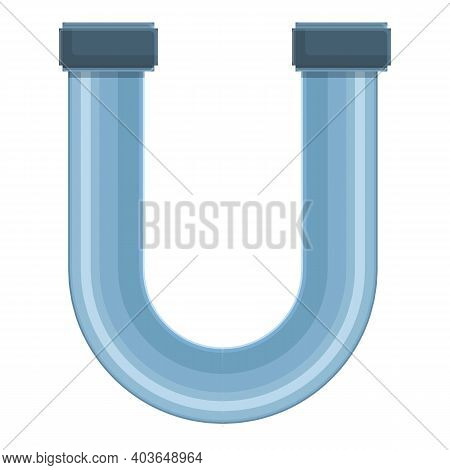 Roof Water Pipe Icon. Cartoon Of Roof Water Pipe Vector Icon For Web Design Isolated On White Backgr