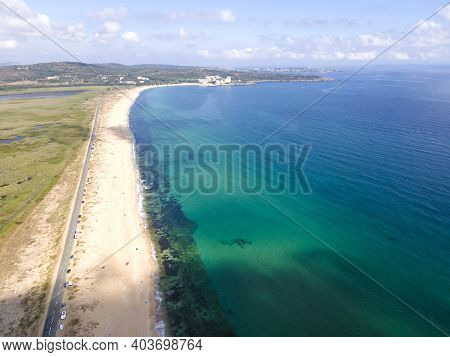 Aerial View Of Arkutino Region Near Resort Of Dyuni, Burgas Region, Bulgaria