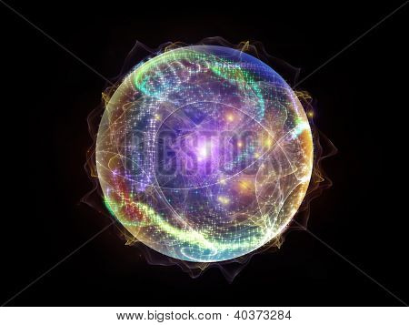Composition de sphère de fractal