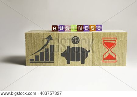 Partners Word Written In Wooden Cube Bussines Concept