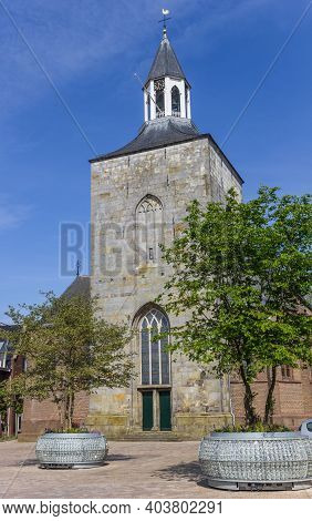 Pancratius Basilica On The Market Square Of Tubbergen, Netherlands