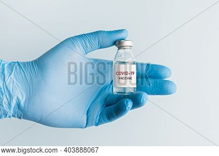 Coronavirus Vaccine Concept And Background. Covid-19 Pandemic.