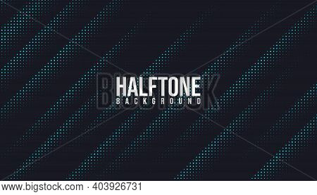 Abstract Halftone Background Design. Usable For Banner, Poster, Background, Web, Presentation, Visua