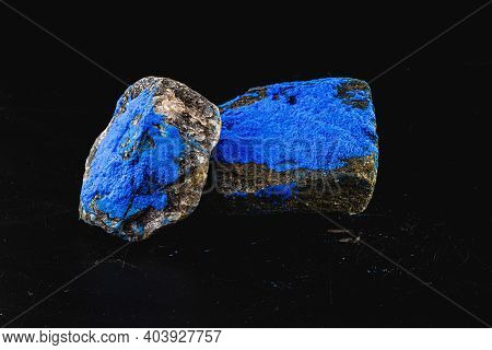 Cobalt Is A Chemical Element Present In The Enameled Mineral, Blue Pigment For Industrial Use