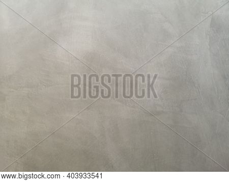 Cement Wall Plaster, Spread On Concrete Polished Textured Background Abstract Grey Color Material Sm