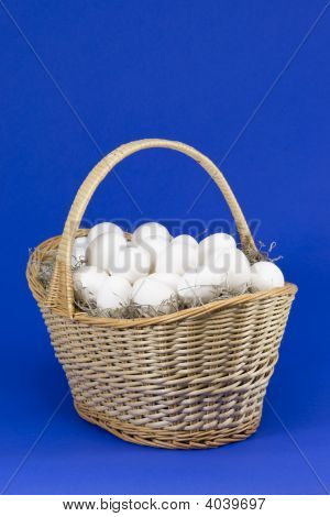Eier im Korb