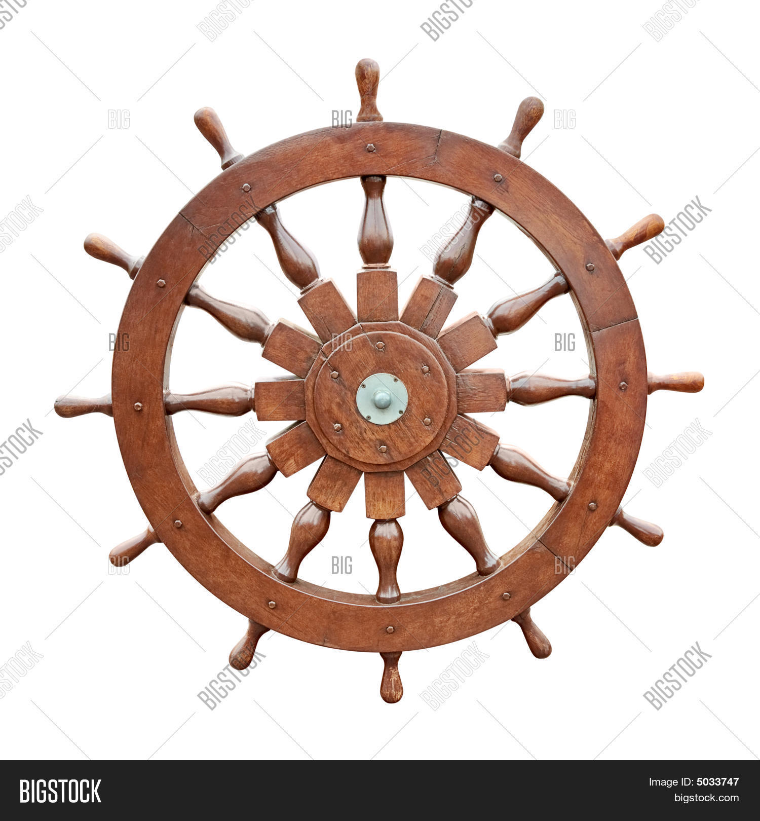 Steering Wheel Sailing Image & Photo (Free Trial) Bigstock
