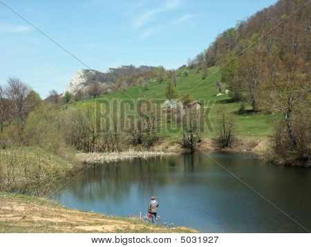 junge und Natur