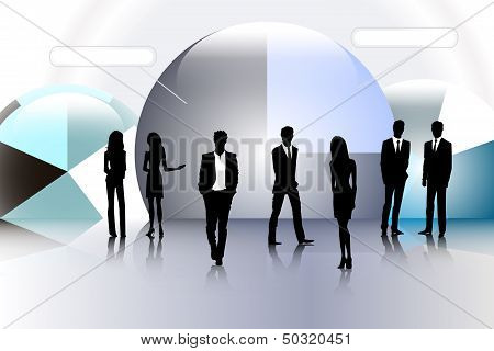 Business Abstract Background