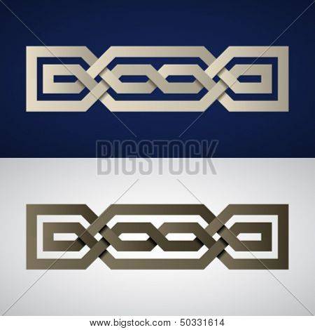 vector paper endless celtic knots