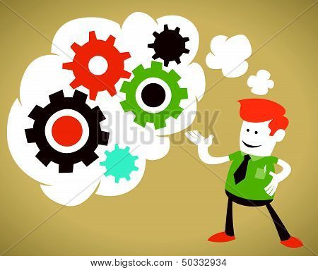 Corporate Guy Is Thinking