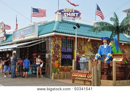 Ocean City Boardwalk in New Jersey